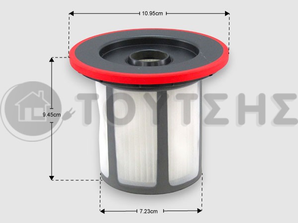 ΓΝΗΣΙΟ ΦΙΛΤΡΟ HEPA ΚΑΔΟΥ ΣΚΟΥΠΑΣ STICK BOSCH SIEMENS 12033215 image