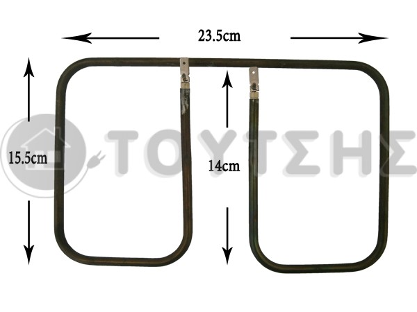 ΑΝΤΙΣΤΑΣΗ ΤΟΣΤΙΕΡΑΣ HOBBY 235X155 110V 900W image