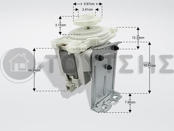 ΜΟΤΕΡ ΠΛΥΣΕΩΣ ΠΛΥΝΤΗΡΙΟY ΠΙΑΤΩΝ WHIRLPOOL 480140102395 image