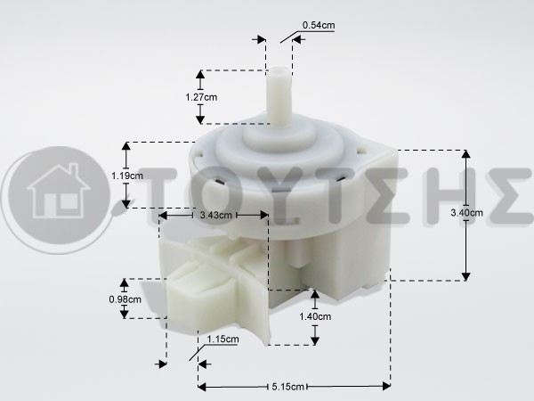 ΠΡΕΣΟΣΤΑΤΗΣ ΠΛΥΝΤΗΡΙΟΥ ΡΟΥΧΩΝ BEKO 2833830400 image