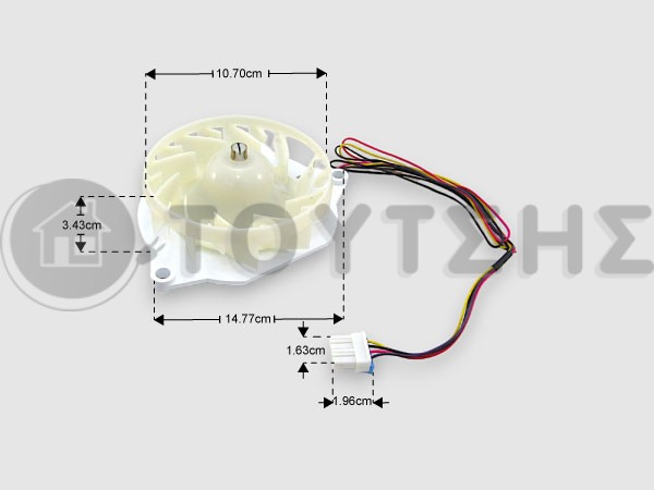 ΓΝΗΣΙΟΣ ΑΝΕΜΙΣΤΗΡΑΣ ΨΥΓΕΙΟΥ LG EAU64824806 image
