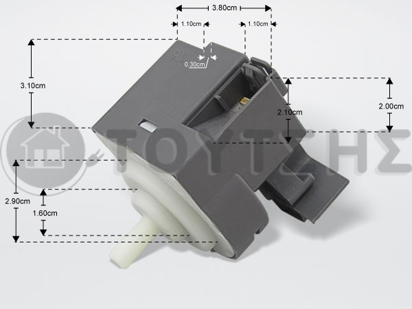 ΠΡΕΣΟΣΤΑΤΗΣ ΠΛΥΝΤΗΡΙΟΥ ΡΟΥΧΩΝ BEKO 2833830300 image