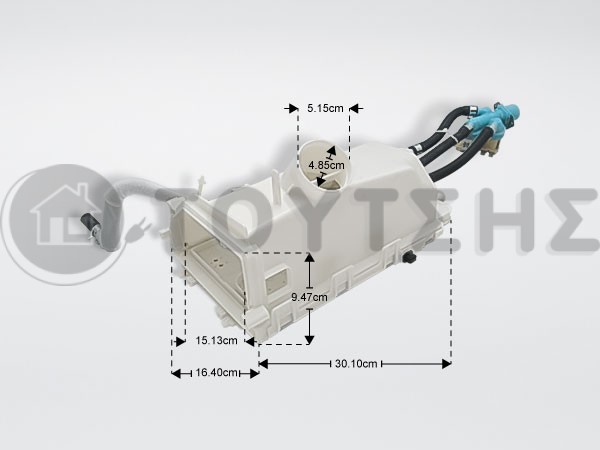 ΣΑΠΟΥΝΟΘΗΚΗ ΠΛΥΝΤΗΡΙΟΥ ΡΟΥΧΩΝ SAMSUNG DC97-16643F image