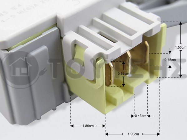 ΘΕΡΜΟΔΙΑΚΟΠΤΗΣ ΠΛΥΝΤΗΡΙΟY ΡΟΥΧΩΝ AEG ZANUSSI 1328469000 image