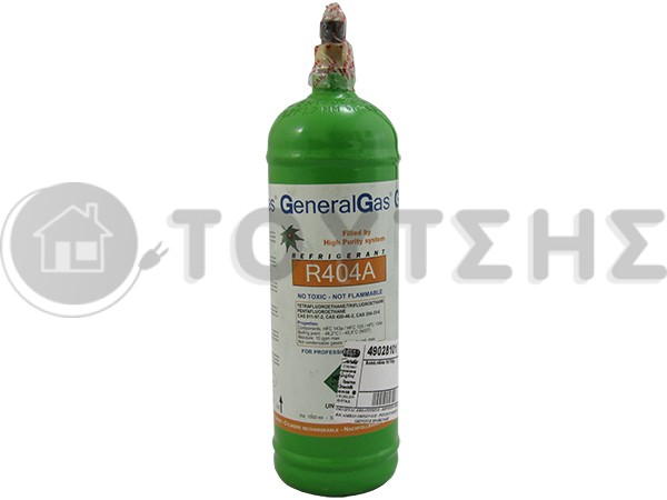 ΨΥΚΤΙΚΟ ΥΓΡΟ R404 900ML. Βάση νόμου της Ευρωπαϊκής Ένωσης 517/2014, με ισχύει από 1/01/2015 , η πώληση επιτρέπεται μονο σε όσους έχουν άδεια ψυκτικού και πιστοποίηση χειρισμού ψυκτικών υγρών. image