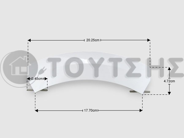 ΓΝΗΣΙΟ ΚΛΕΙΣΤΡΟ ΠΟΡΤΑΣ ΠΛΥΝΤΗΡΙΟΥ ΡΟΥΧΩΝ BOSCH SIEMENS PITSOS 12005090 image