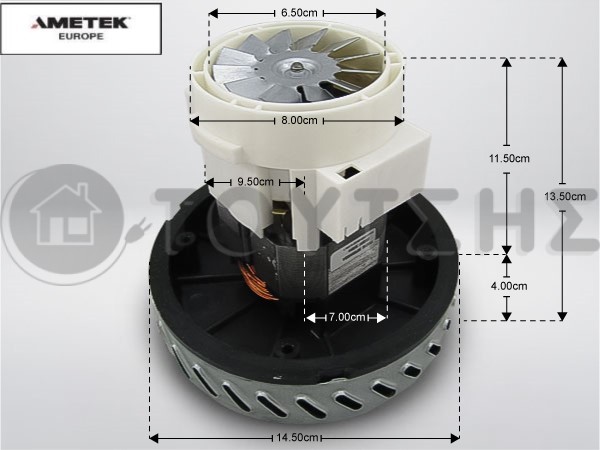 ΜΟΤΕΡ ΣΚΟΥΠΑΣ ΠΛΥΣΕΩΣ ΚΟΝΤΟ 14CM 1000W image