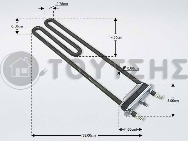 ΑΝΤΙΣΤΑΣΗ ΠΛΥΝΤΗΡΙΟΥ ΡΟΥΧΩΝ LG 2000W 5301ER1001B image