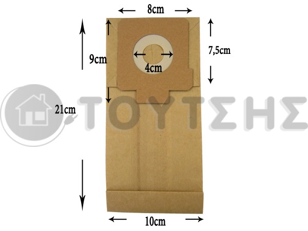 ΣΑΚΟΥΛΑ ΣΚΟΥΠΑΣ ELECTROLUX E17 SET 5 ΤΕΜ + 2 ΦΙΛΤΡΑ image