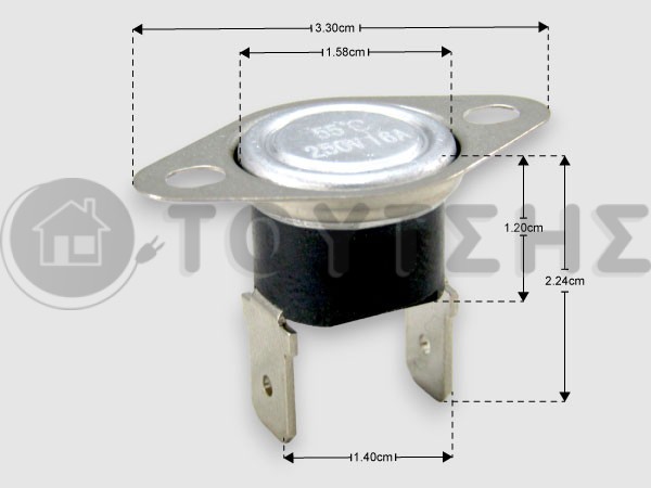 ΘΕΡΜΟΣΤΑΤΗΣ NC55C 16A 250V image