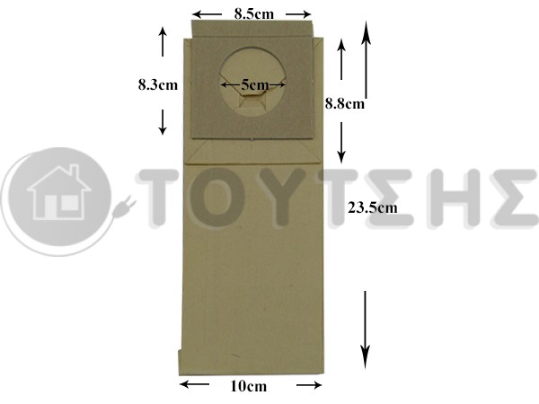 ΣΑΚΟΥΛΑ ΣΚΟΥΠΑΣ HOOVER SET 5 TEM + 2 ΦΙΛΤΡΑ image