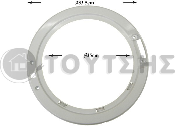 ΠΛΑΙΣΙΟ ΠΟΡΤΑΣ ΠΛΥΝΤΗΡΙΟY ΡΟΥΧΩΝ PITSOS BOSCH SIEMENS LYNX 4600 EΣΩΤΕΡΙΚΟ 00285565 image