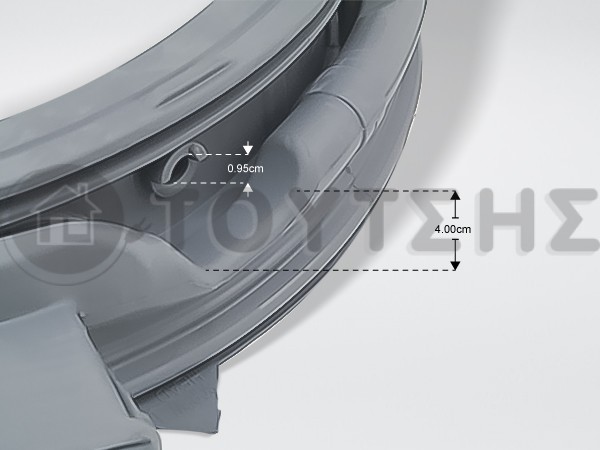 ΛΑΣΤΙΧΟ ΠΟΡΤΑΣ ΠΛΥΝΤΗΡΙΟΥ ΡΟΥΧΩΝ SAMSUNG DC64-03723A image