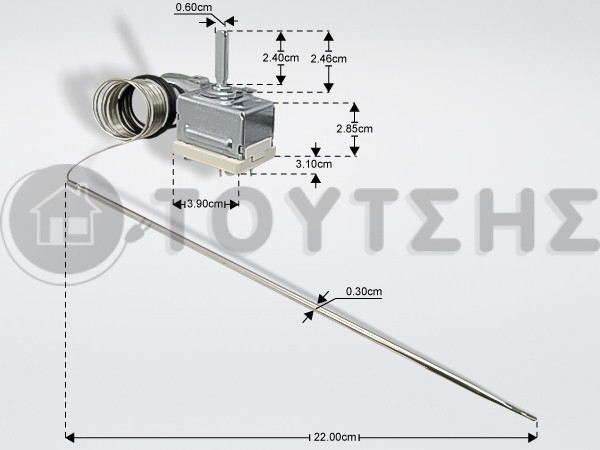 ΘΕΡΜΟΣΤΑΤHΣ ΚΟΥΖΙΝΑΣ AEG ZANUSSI 3890785037 image