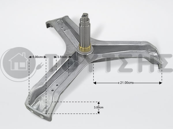 ΑΞΟΝΑΣ ΠΛΥΝΤΗΡΙΟY ΡΟΥΧΩΝ ZANUSSI 50253016005 image