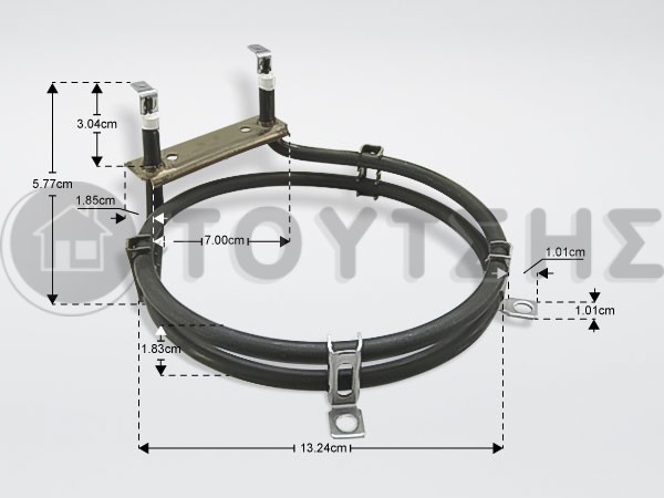ΑΝΤΙΣΤΑΣΗ ΦΡΙΤΕΖΑΣ DELONGHI 1400W 5112510851 image