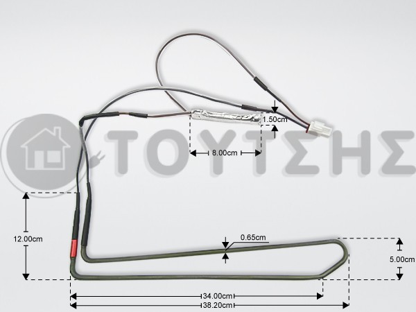 ΑΝΤΙΣΤΑΣΗ ΑΠΟΨΥΞΗΣ ΚΑΤΑΨΥΞΗΣ ΨΥΓΕΙΟΥ LG 135W 5300JR1009M image