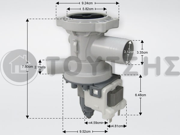 ΑΝΤΛΙΑ ΠΛΥΝΤΗΡΙΟΥ ΡΟΥΧΩΝ MIDEA 11001011000245 image
