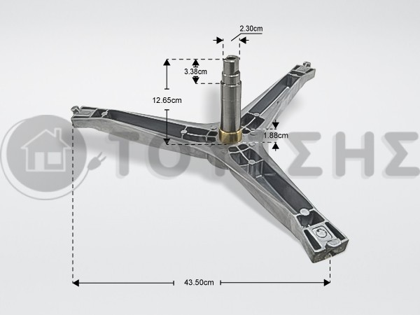 ΑΞΟΝΑΣ ΠΛΥΝΤΗΡΙΟΥ ΡΟΥΧΩΝ SAMSUNG DC97-14369D image