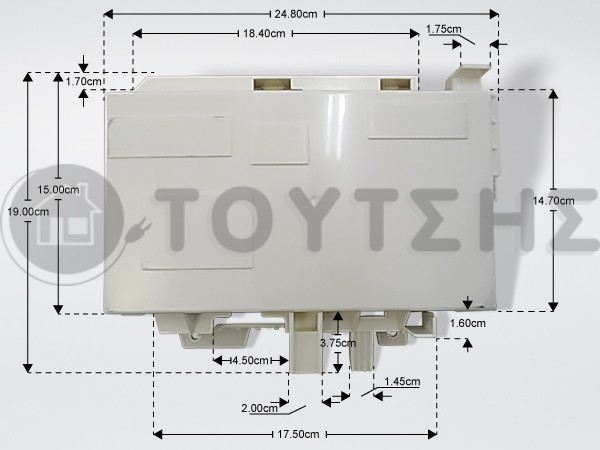 ΠΛΑΚΕΤΑ ΠΛΥΝΤΗΡΙΟΥ ΡΟΥΧΩΝ SAMSUNG DC92-01223A image