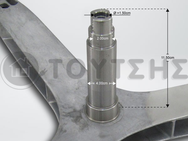 ΑΞΟΝΑΣ ΤΥΜΠΑΝΟΥ ΠΛΥΝΤΗΡΙΟΥ ΡΟΥΧΩΝ SAMSUNG DC97-17234A image