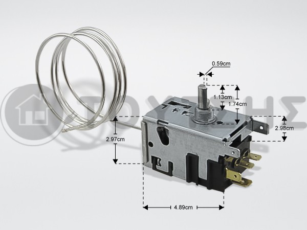 ΘΕΡΜΟΣΤΑΤHΣ ΨΥΓΕΙΟY DANFOSS 077B3505 AEG 2063979724 image
