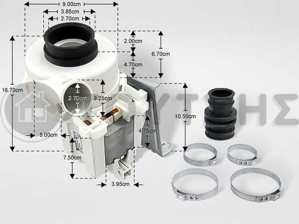 ΜΟΤΕΡ ΠΛΥΣΕΩΣ ΠΛΥΝΤΗΡΙΟY ΠΙΑΤΩΝ WHIRLPOOL  481010514599 image