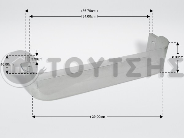 ΜΠΟΥΚΑΛΟΘΗΚΗ ΠΟΡΤΑΣ ΨΥΓΕΙΟΥ AEG 4055038238 image