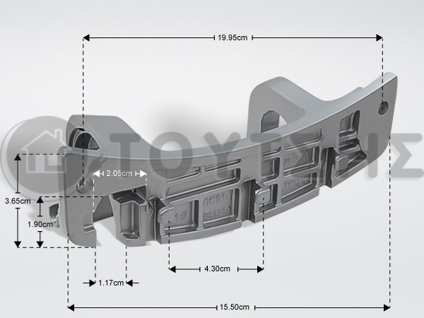 ΜΕΝΤΕΣΕΣ ΠΛΥΝΤΗΡΙΟΥ ΡΟΥΧΩΝ  SAMSUNG DC61-04131Α image
