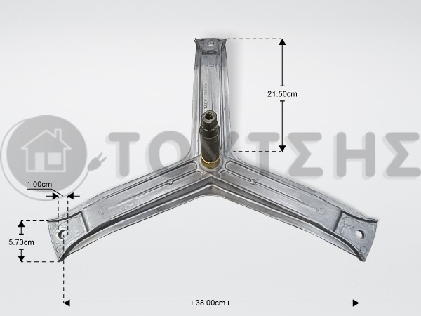 ΑΞΟΝΑΣ ΠΛΥΝΤΗΡΙΟY BOSCH SIEMENS BALAY 00215117 image