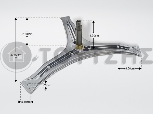 ΑΞΟΝΑΣ ΠΛΥΝΤΗΡΙΟΥ ΡΟΥΧΩΝ BOSCH 00215117 image