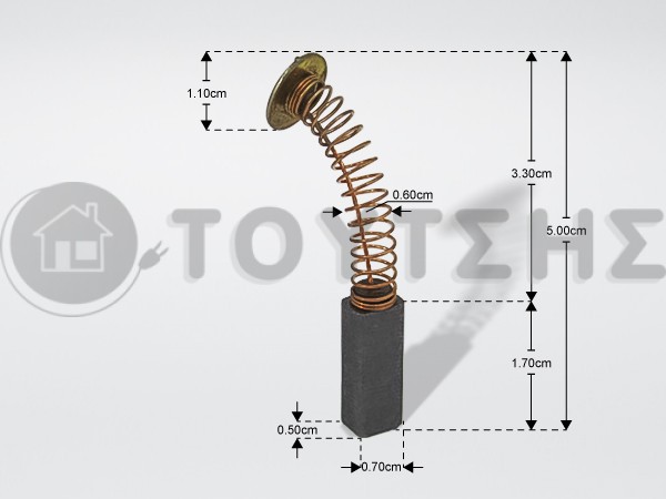 ΚΑΡΒΟΥΝΑΚΙ ΜΙΞΕΡ KENWOOD 7X5.2X18MM KW602834 image