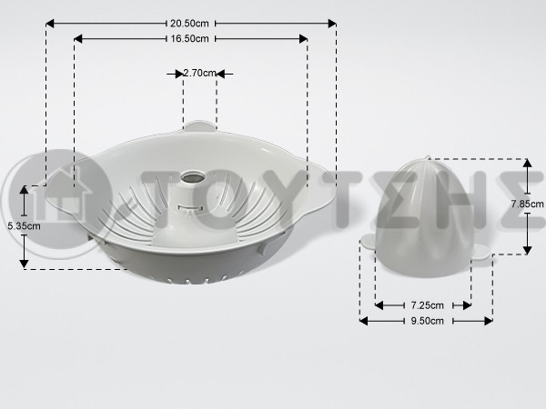 ΚΩΝΟΣ ΚΑΙ ΣΙΤΑ ΛΕΜΟΝΟΣΤΥΦΤΗ KENWOOD KW706989 image