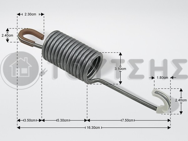 ΕΛΑΤΗΡΙΟ ΚΑΔΟΥ ΠΛΥΝΤΗΡΙΟΥ ΡΟΥΧΩΝ AEG 1322533504 image