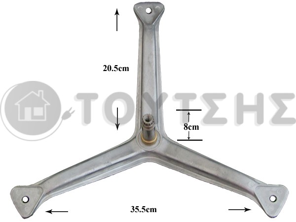 ΑΞΟΝΑΣ ΠΛΥΝΤΗΡΙΟY ΡΟΥΧΩΝ ARISTON INDESIT 089734+034335 image