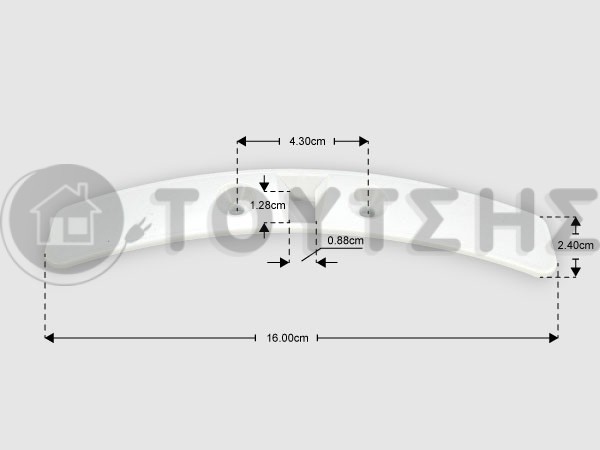 ΒΑΣΗ ΚΛΕΙΣΤΡΟΥ ΠΛΥΝΤΗΡΙΟΥ AEG 1108336007 image