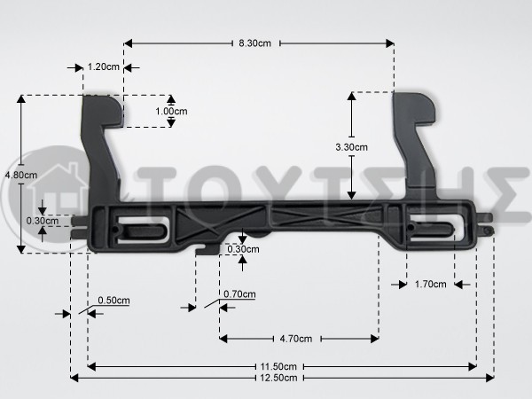 ΑΓΚΙΣΤΡΟ ΠΟΡΤΑΣ ΦΟΥΡΝΟΥ ΜΙΚΡΟΚΥΜΑΤΩΝ SAMSUNG DE64-02355A image