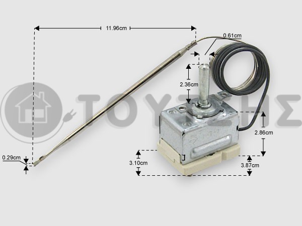 ΘΕΡΜΟΣΤΑΤΗΣ ΚΟΥΖΙΝΑΣ AEG ARISTON INDESIT 50-250°C C00145486 image