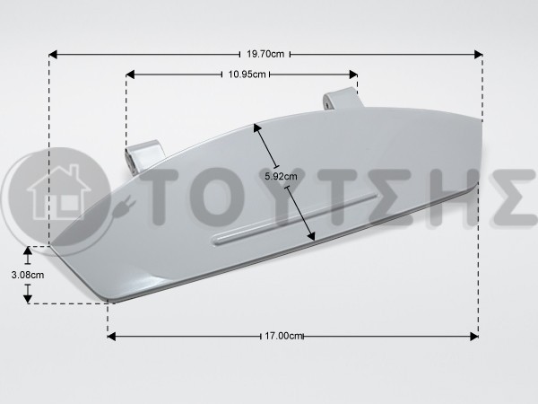 ΚΛΕΙΣΤΡΟ ΠΛΥΝΤΗΡΙΟΥ ΡΟΥΧΩΝ WHIRLPOOL 481071424001 image
