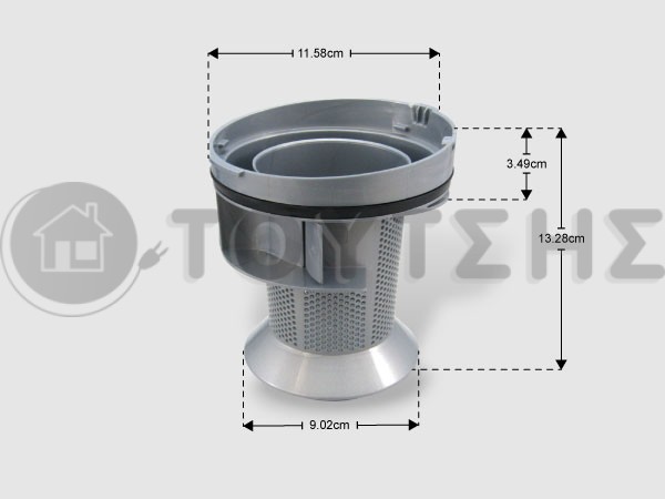 ΓΝΗΣΙΑ ΒΑΣΗ ΦΙΛΤΡΟΥ ΣΚΟΥΠΑΣ ROWENTA SS-2230002857 image