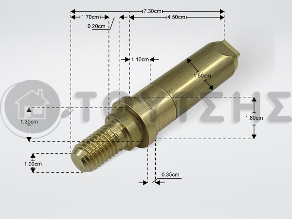 ΑΞΟΝΑΣ ΚΕΝΤΡΙΚΟΣ ΧΥΤΡΑΣ SEB SS-1530001290 image