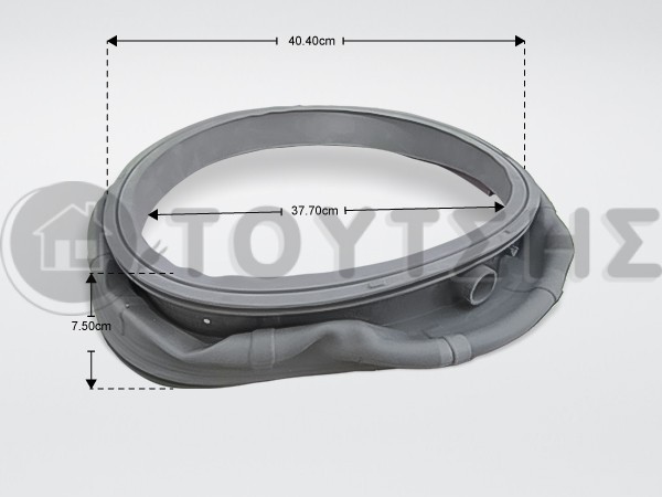 ΛΑΣΤΙΧΟ ΠΟΡΤΑΣ ΠΛΥΝΤΗΡΙΟΥ ΡΟΥΧΩΝ SAMSUNG DC64-03052A image