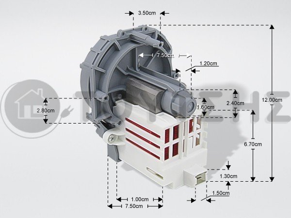 ΜΟΤΕΡ ΠΛΥΣΕΩΣ ΠΛΥΝΤΗΡΙΟΥ ΠΙΑΤΩΝ WHIRLPOOL 482000022018 image