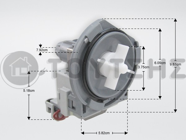 ΑΝΤΛΙΑ ΠΛΥΝΤΗΡΙΟY ΑΠΟΧΕΤΕΥΣΗΣ ARCELIK-BEKO BRANDT WHIRLPOOL ΜΑΓΝΗΤΙΚΗ 174030010 image