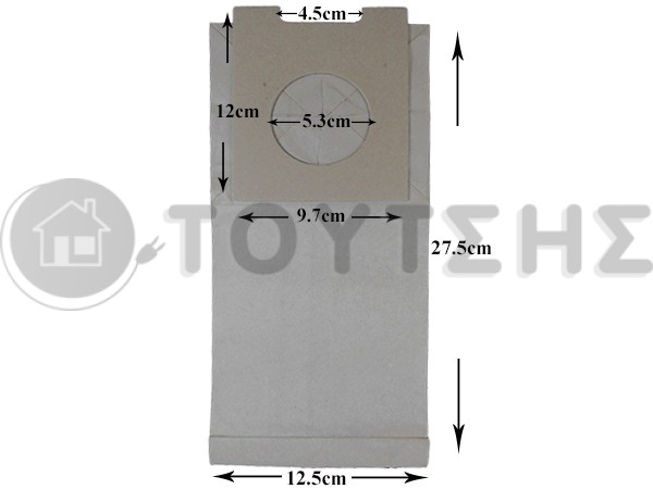 ΣΑΚΟΥΛΑ ΣΚΟΥΠΑΣ HOOVER S4182- S4174 SET 5 TEM + 2 ΦΙΛΤΡΑ image