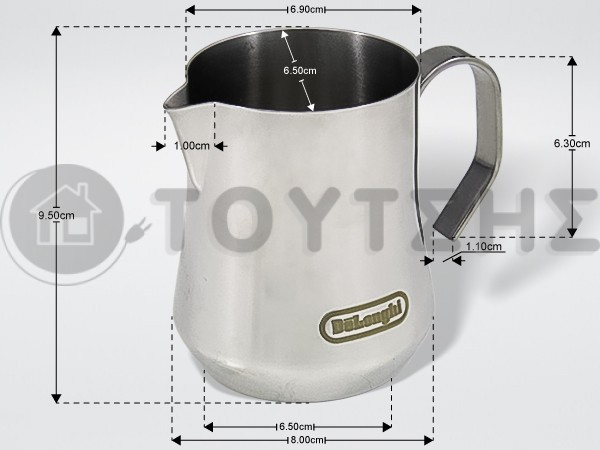 ΓΑΛΑΤΙΕΡΑ ΚΑΦΕΤΙΕΡΑΣ DELONGHI 350ml 5513282201 image