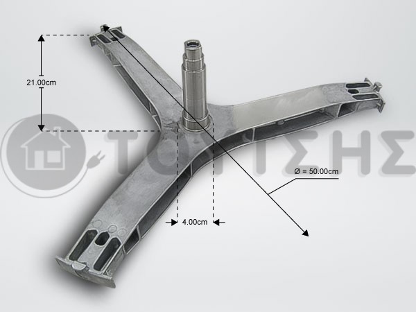 ΑΞΟΝΑΣ ΤΥΜΠΑΝΟΥ ΠΛΥΝΤΗΡΙΟΥ ΡΟΥΧΩΝ SAMSUNG DC97-17234A image