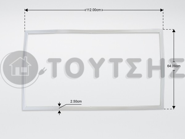 ΛΑΣΤΙΧΟ ΠΟΡΤΑΣ ΚΑΤΑΨΥΞΗΣ ΨΥΓΕΙΟΥ SAMSUNG DA97-13186B image