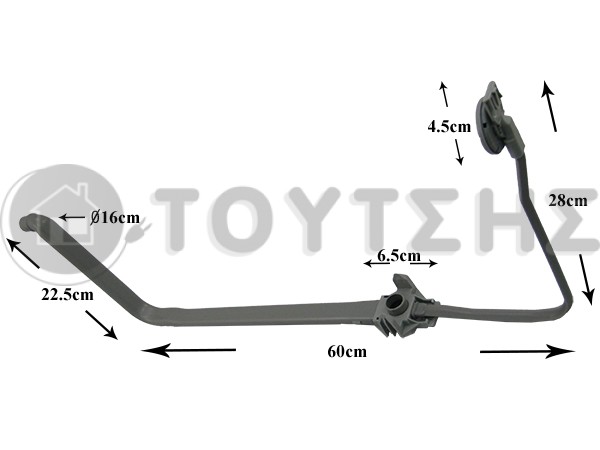 ΑΝΟΔΙΚΟΣ ΣΩΛΗΝΑΣ ΝΕΡΟΥ ΠΛ.ΠΙΑΤΩΝ BEKO 1738001600 image