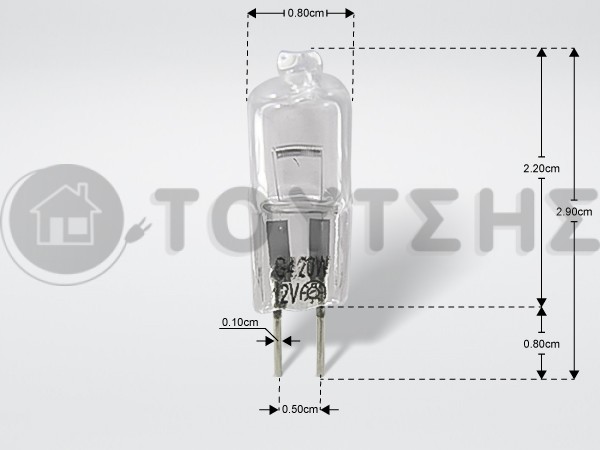 ΛΑΜΠΑ ΑΛΟΓΟΝΟΥ G4 12V 20W image